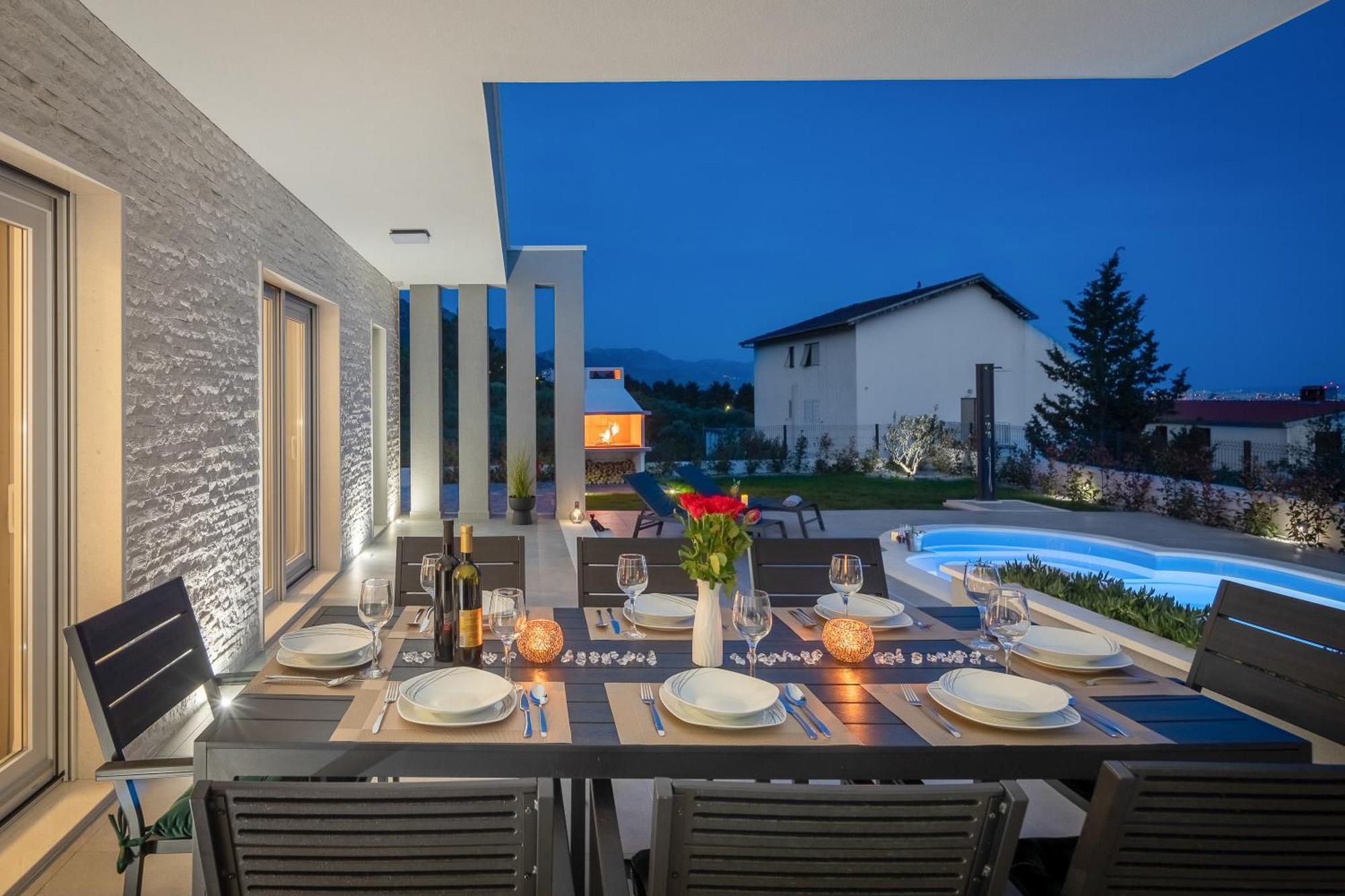 Villa Paradiso Adriatico Kastela Bagian luar foto