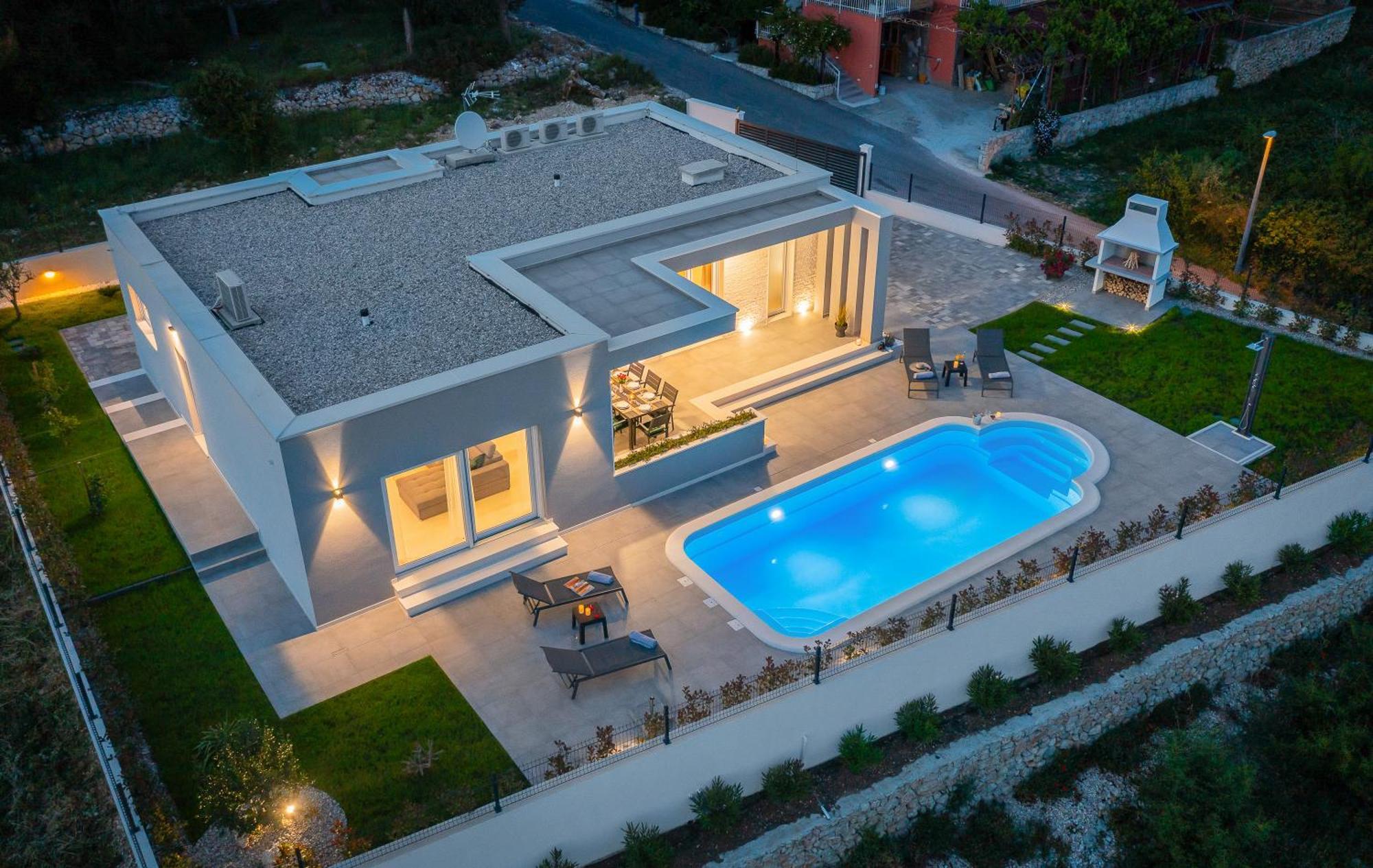 Villa Paradiso Adriatico Kastela Bagian luar foto
