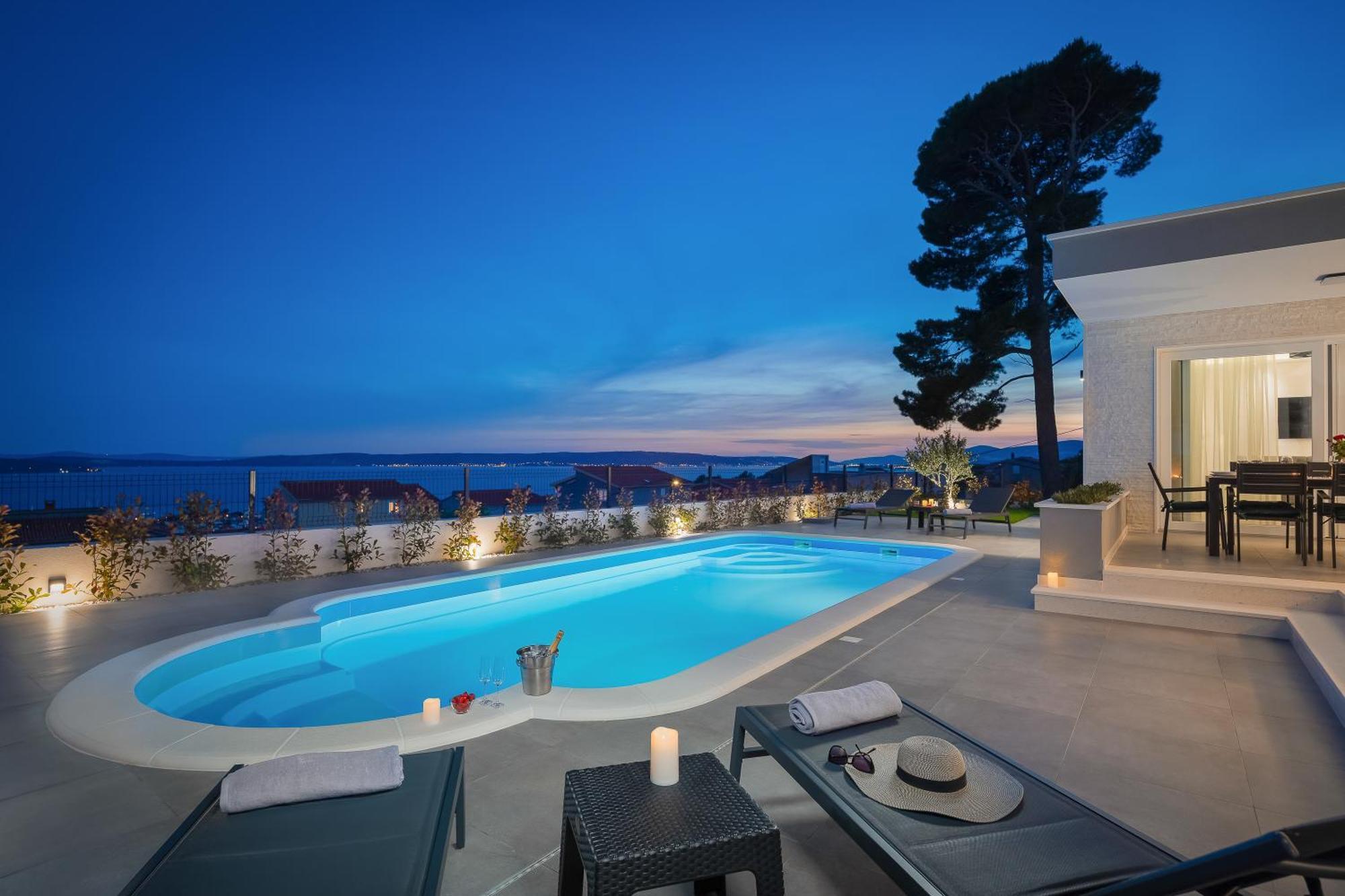 Villa Paradiso Adriatico Kastela Bagian luar foto