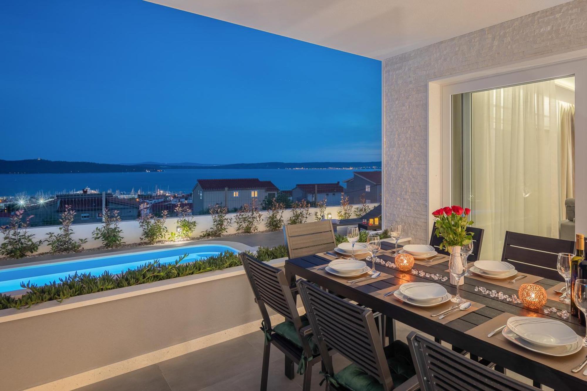 Villa Paradiso Adriatico Kastela Bagian luar foto