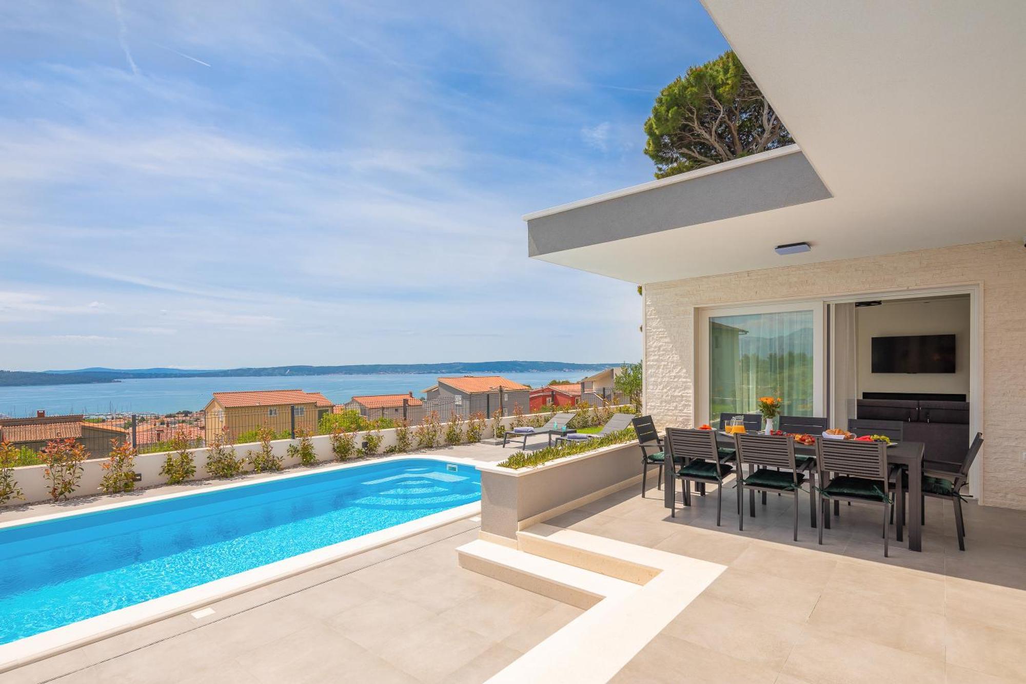 Villa Paradiso Adriatico Kastela Bagian luar foto
