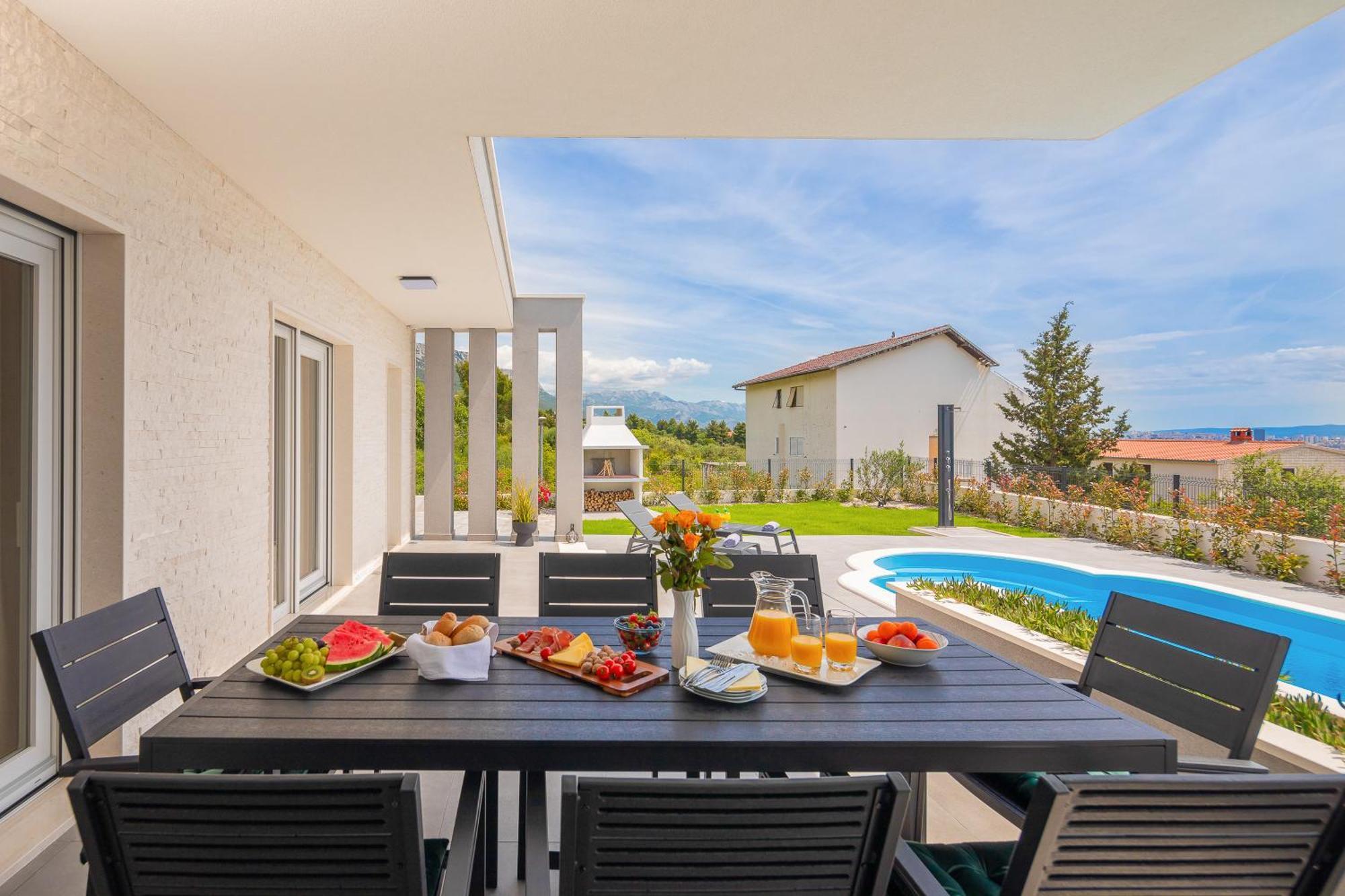 Villa Paradiso Adriatico Kastela Bagian luar foto