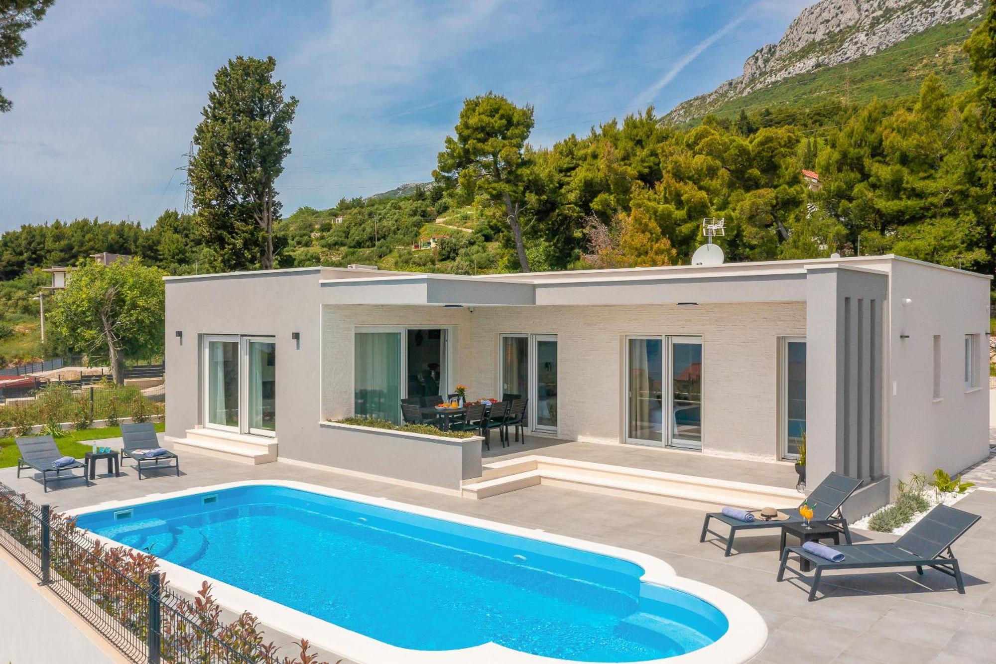 Villa Paradiso Adriatico Kastela Bagian luar foto