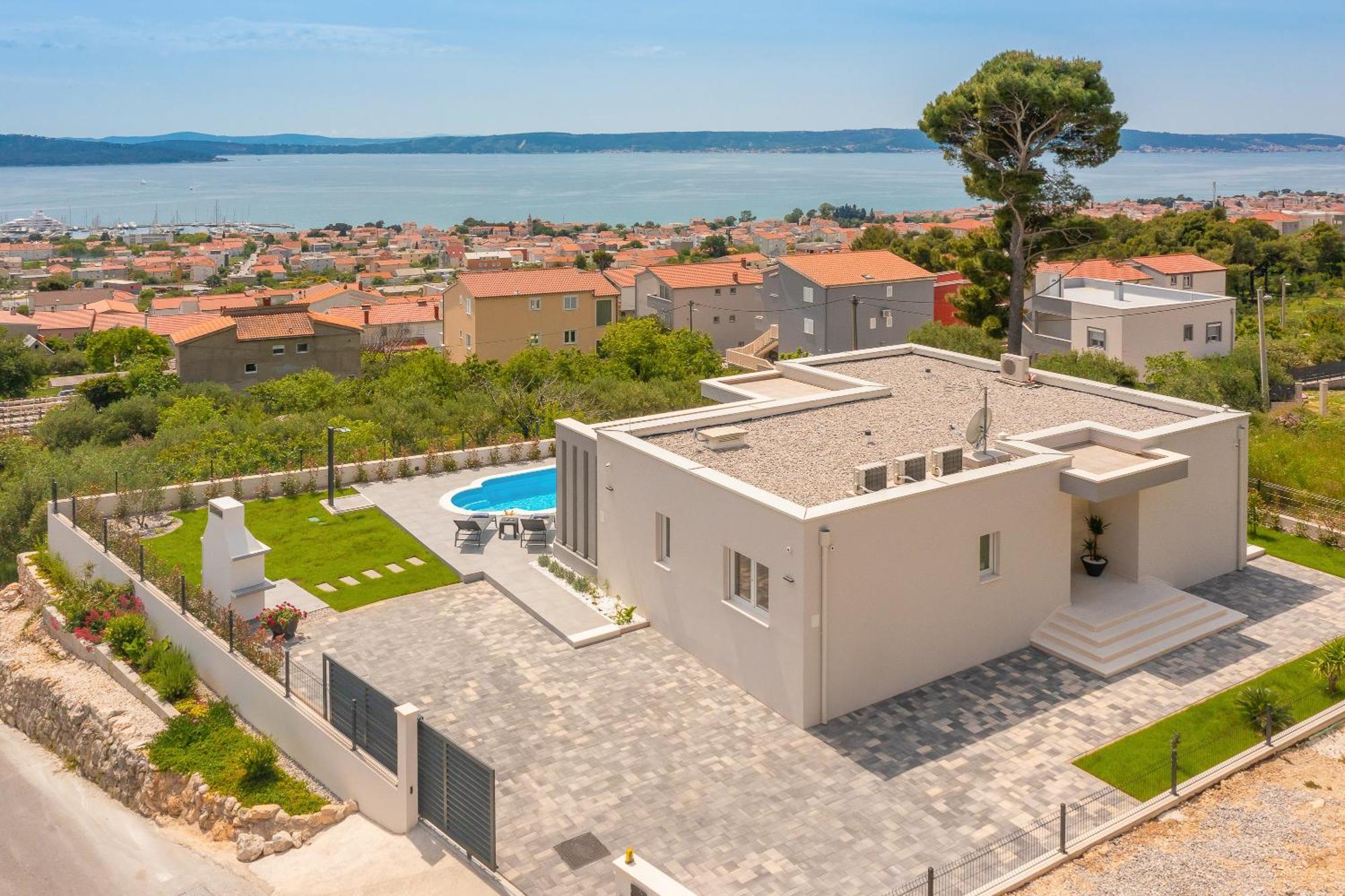 Villa Paradiso Adriatico Kastela Bagian luar foto